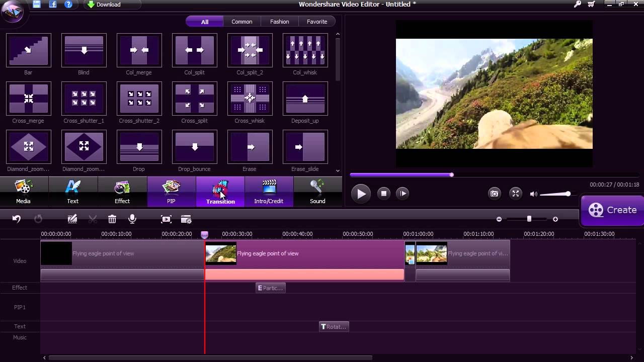 Music video editing programs